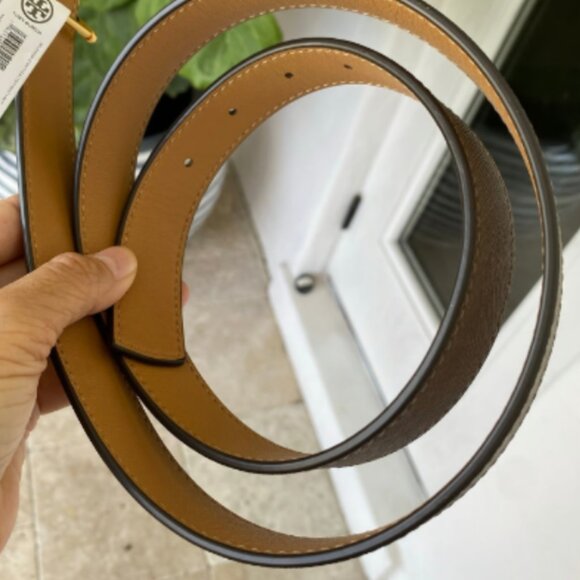 Tory Burch 1 inch Britten Reversible Belt 141739 size S - Picture 3 of 3